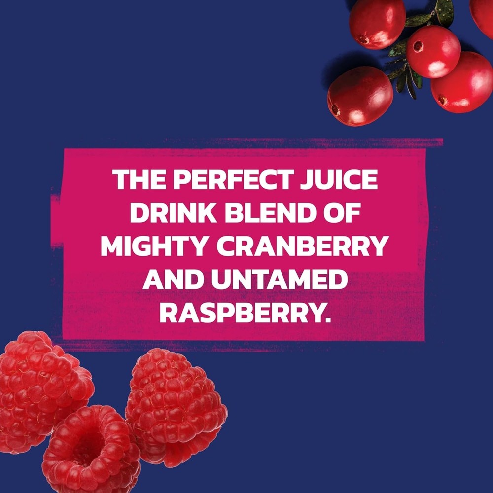 64 Fl Oz Cran-Raspberry Juice Drink - Refreshing, Nutritious, and Versatile