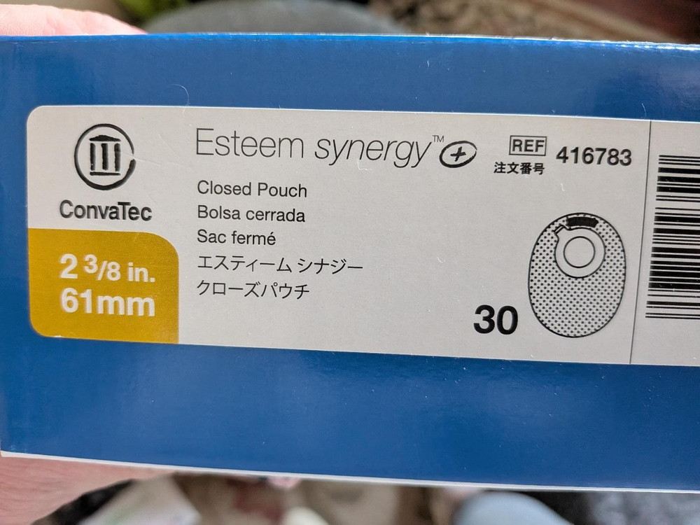 Convatec Esteem Closed Pouch 416783 - 2 boxes 30