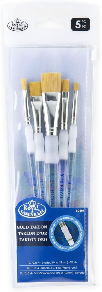 SG-304 5 Piece Flat Brush Set