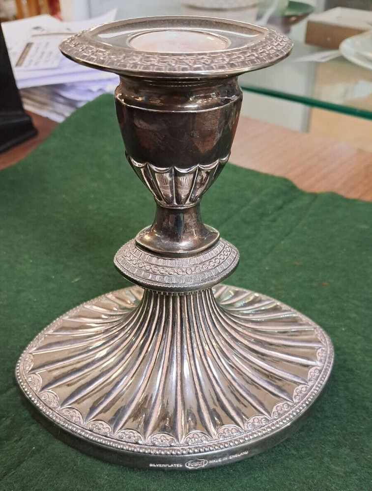 Vintage Falstaff Silver Plated Candlestick