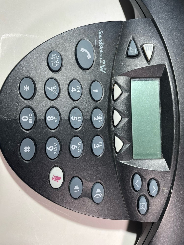 POLYCOM SoundStation 2W Wireless Conference Phone/Base AS IS