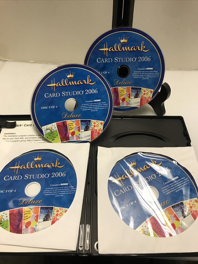 Hallmark Card Studio Deluxe 2006 Windows 98/Me/2000/XP CD-ROM