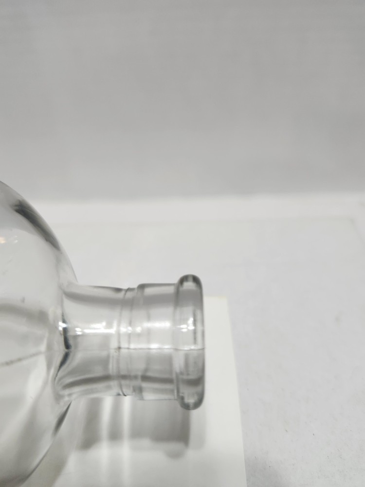Antique Glyco-Thymoline Bottle K & O Co. #5 - Diagonal Block Letters Mold Error