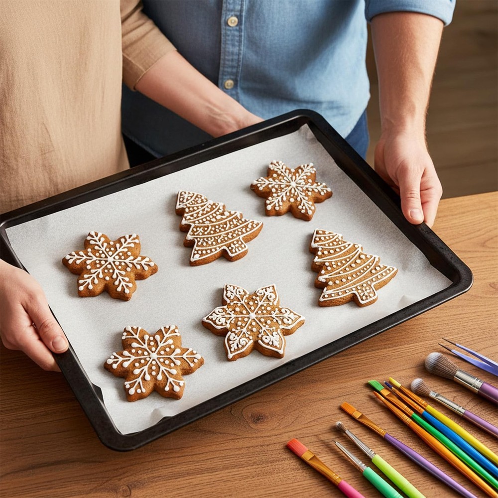 13 Pcs Baking Brush, Cake Candy Decorating Brushes Tools, Cookie Decorating T...