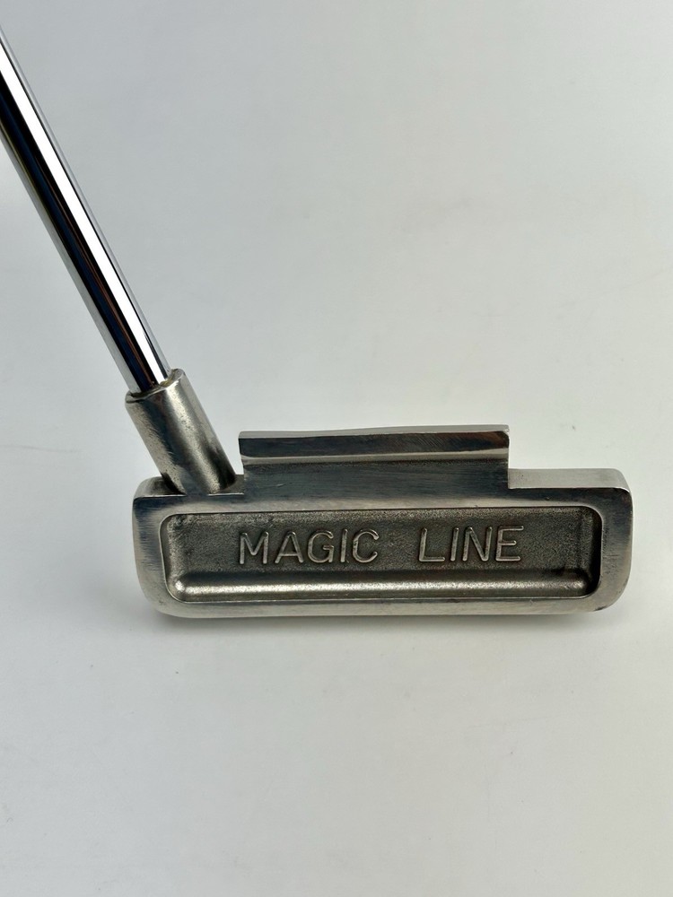 Vintage Golf Putter, MAGIC LINE w/ mirror - Training Tool / Device. Rare HTF EUC
