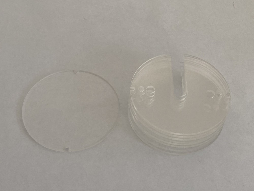 Laboratory Dissolution Clear Evaporation Covers - 1x Solid & 8x Paddle Access