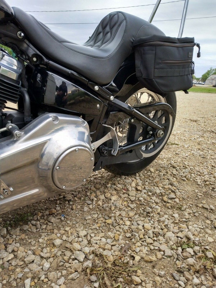 Rolled License Plate Relocation Bracket for HARLEY-DAVIDSON BREAKOUT 2012-2023