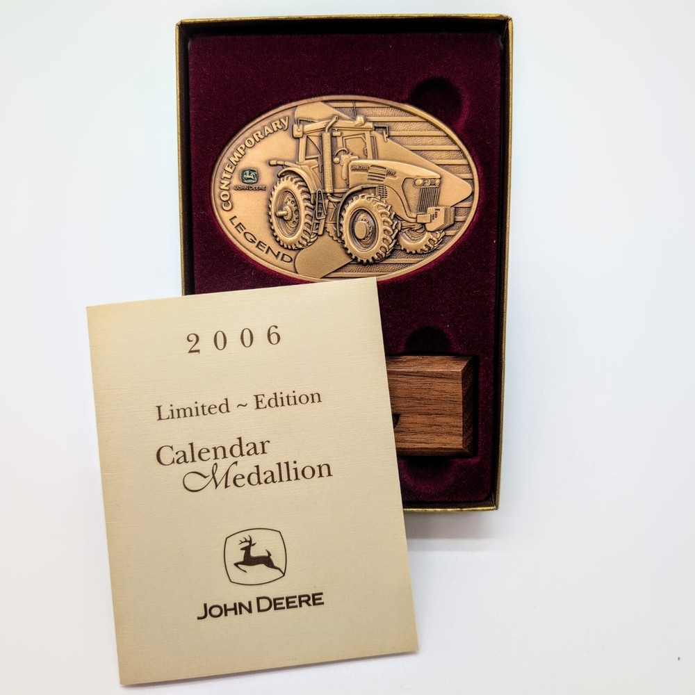 John Deere 2006 Calendar Medallion