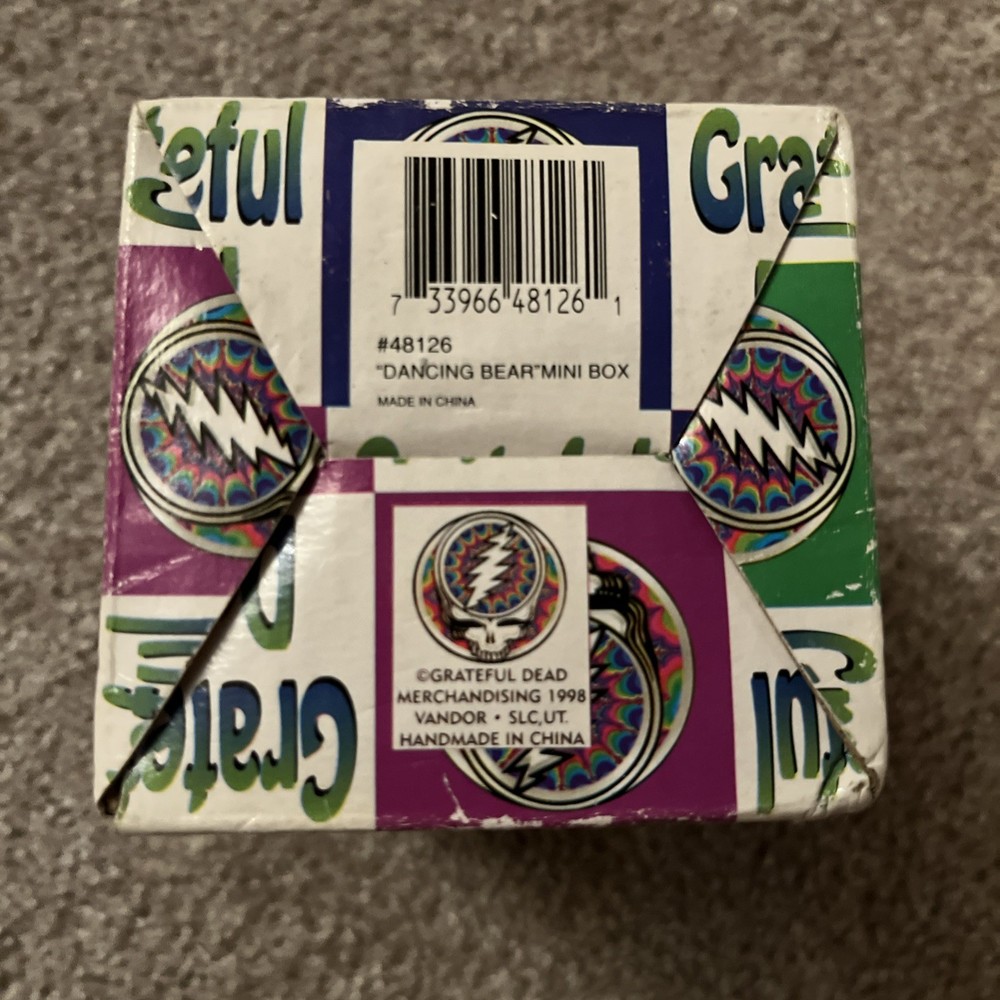 Grateful Dead Dancing Bears Mini Box 1998 Vandor