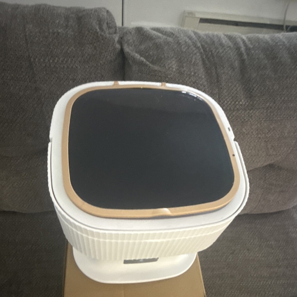 Mini Folding Washing Machine Portable Electric Top-Loading Compact White Beige