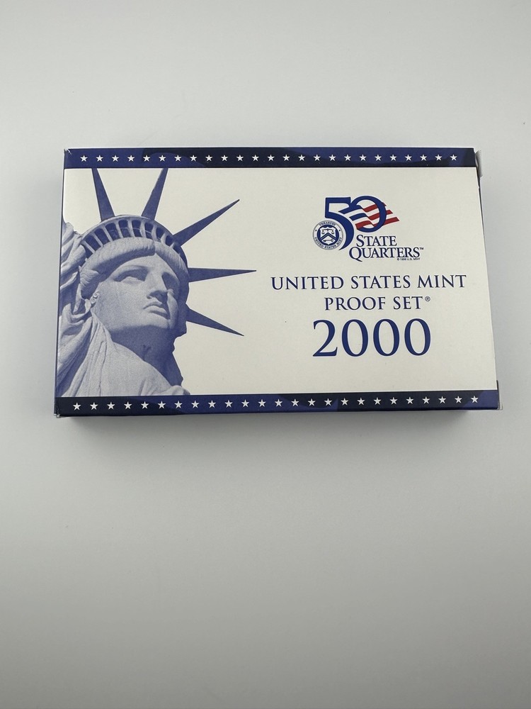2000 United States Mint Proof Set with COA and Box