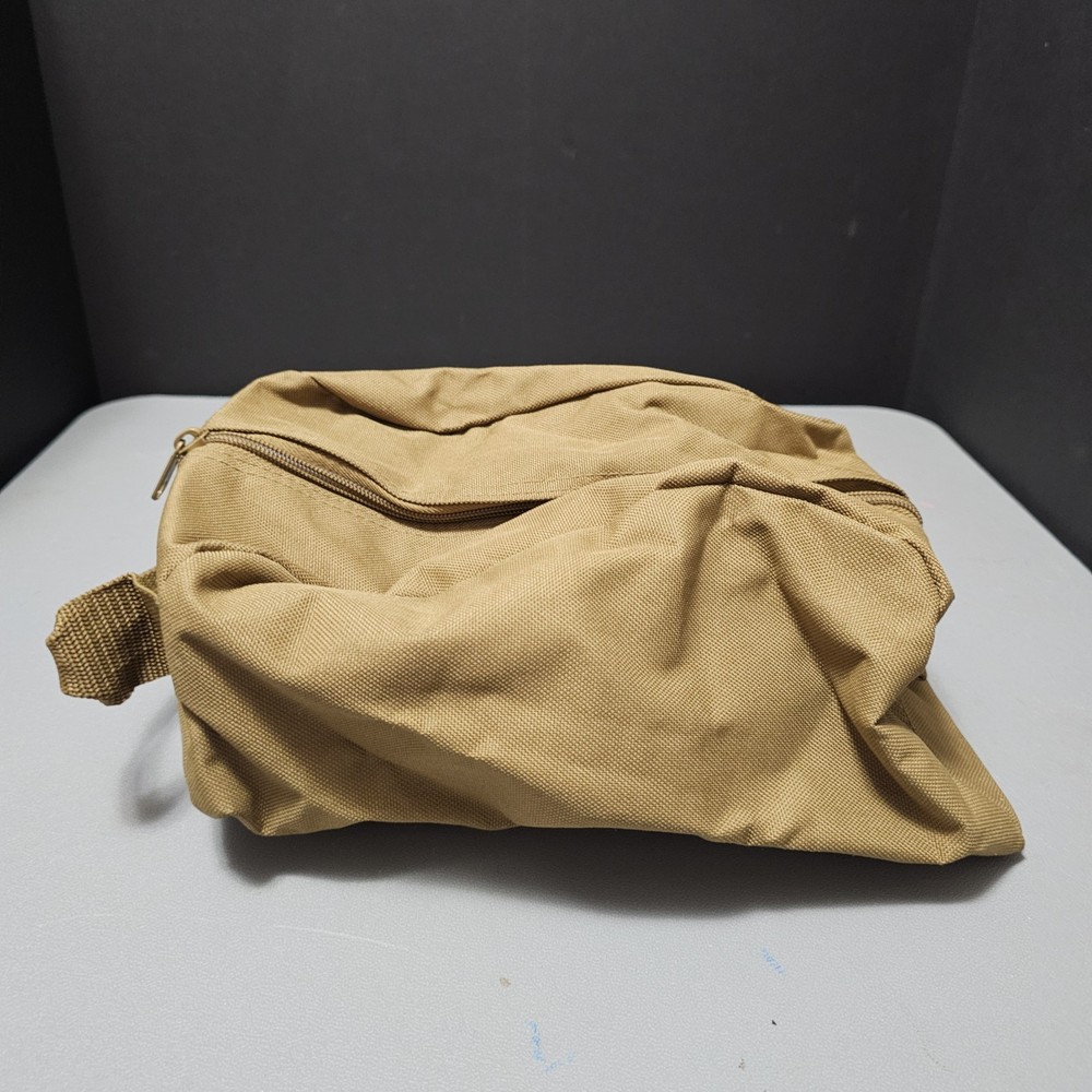 Mercury Tactical Gear Tan Canvas Toiletrie Bag