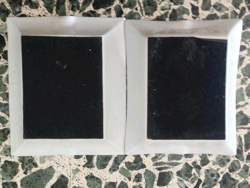 Pair of Ceramic Advertising Ashtray