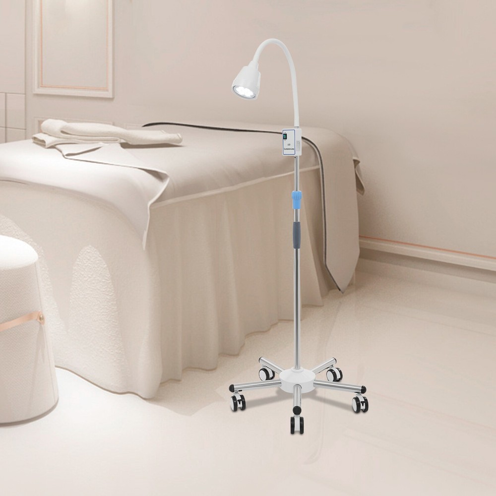 LED Examination Light Adjustable Height Examination Lamp Five-legged Mobile Lamp