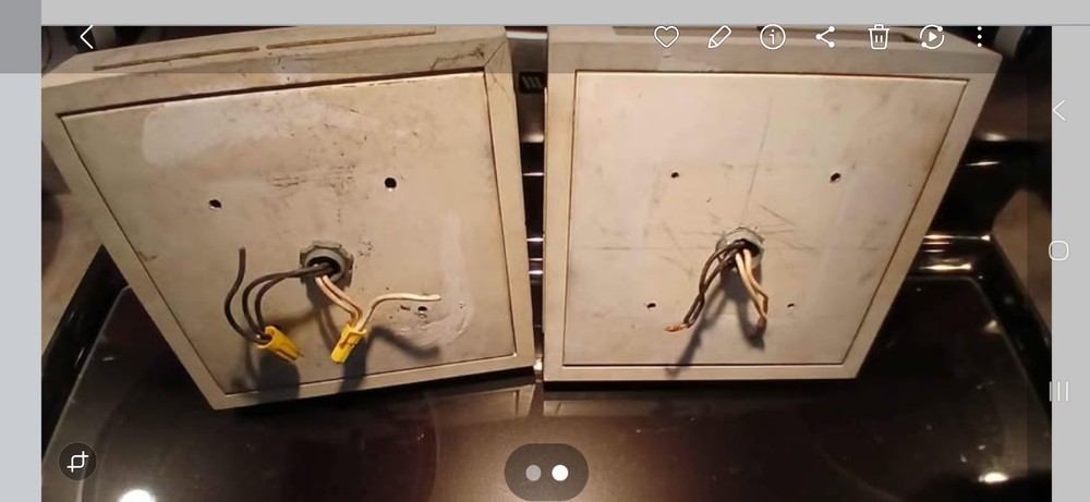 Exit Signs From The 50s. Good Condition for Age.