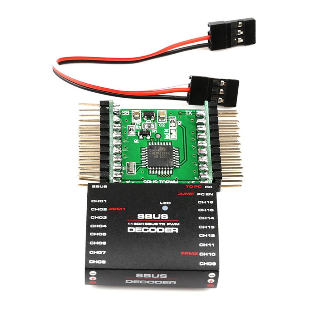 1 PC SBUS to PWM / PPM Decoder 16CH Supporting Computer Side Settings For Frsky