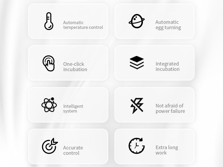 YZ-48 110V Automatic 48 Eggs Egg Incubator Chicken Hatching Equipment