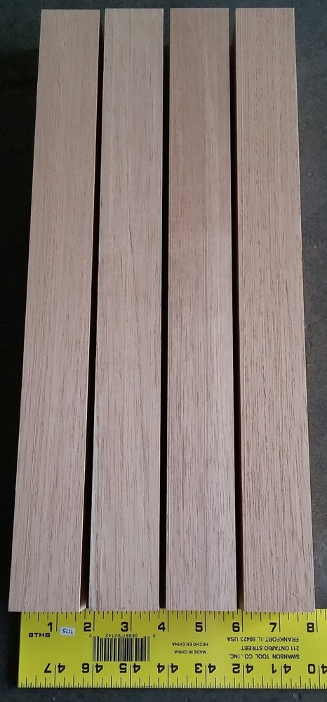1 3/4 x 17 1/2 SPANISH CEDAR SQUARE BLANKS ~ SHIPS FREE