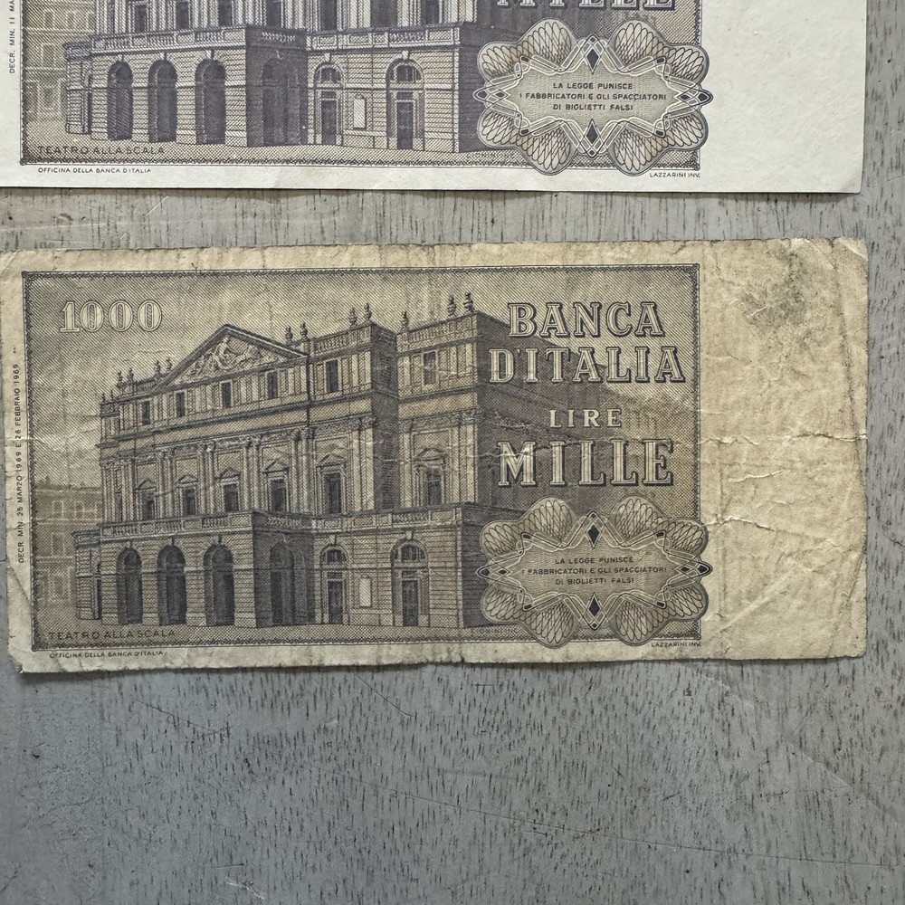 Italy 1000 Lire 1969