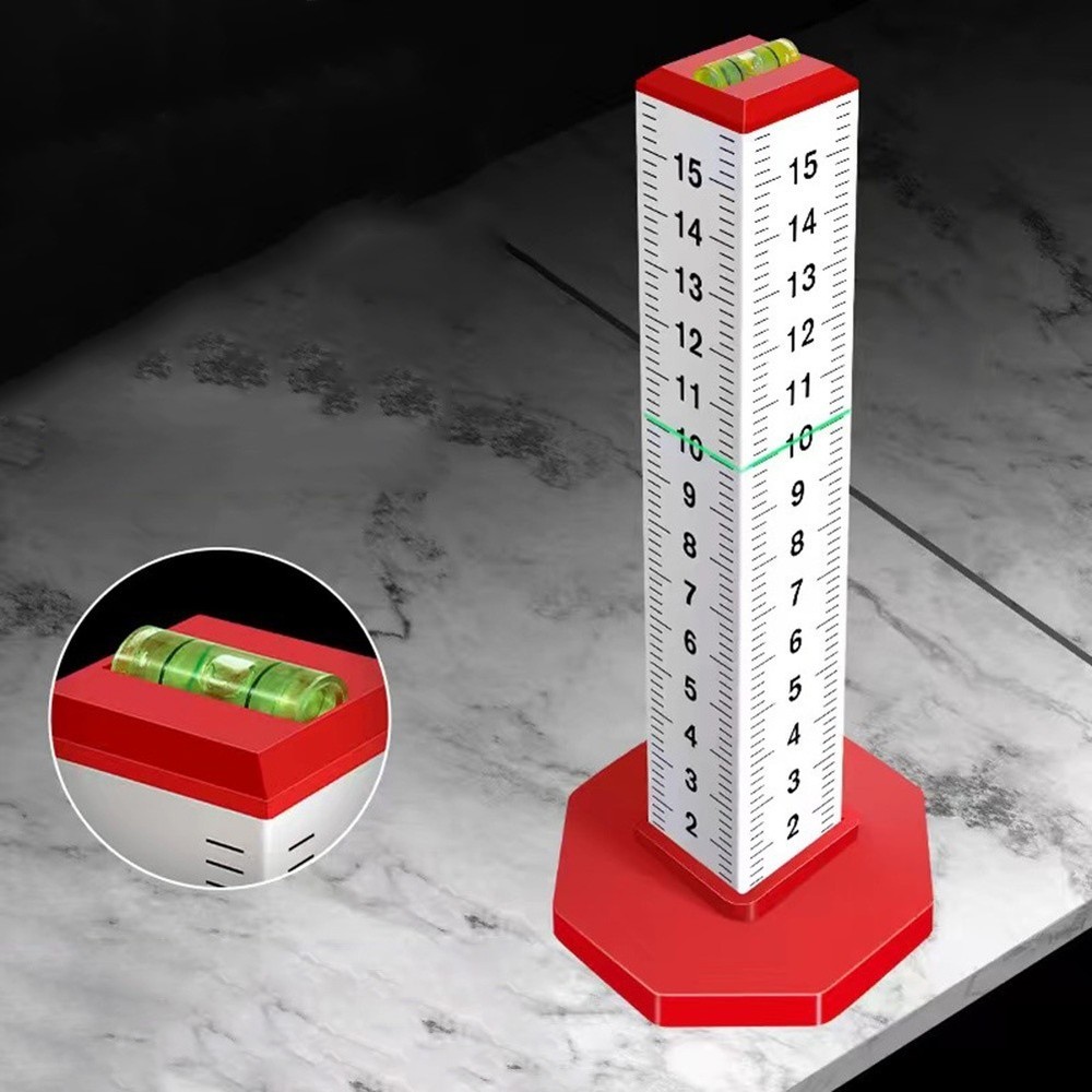 2pcs Ceiling Leveling Ruler Equal Height Ruler Gradienter Lay Floor Tiles Tools