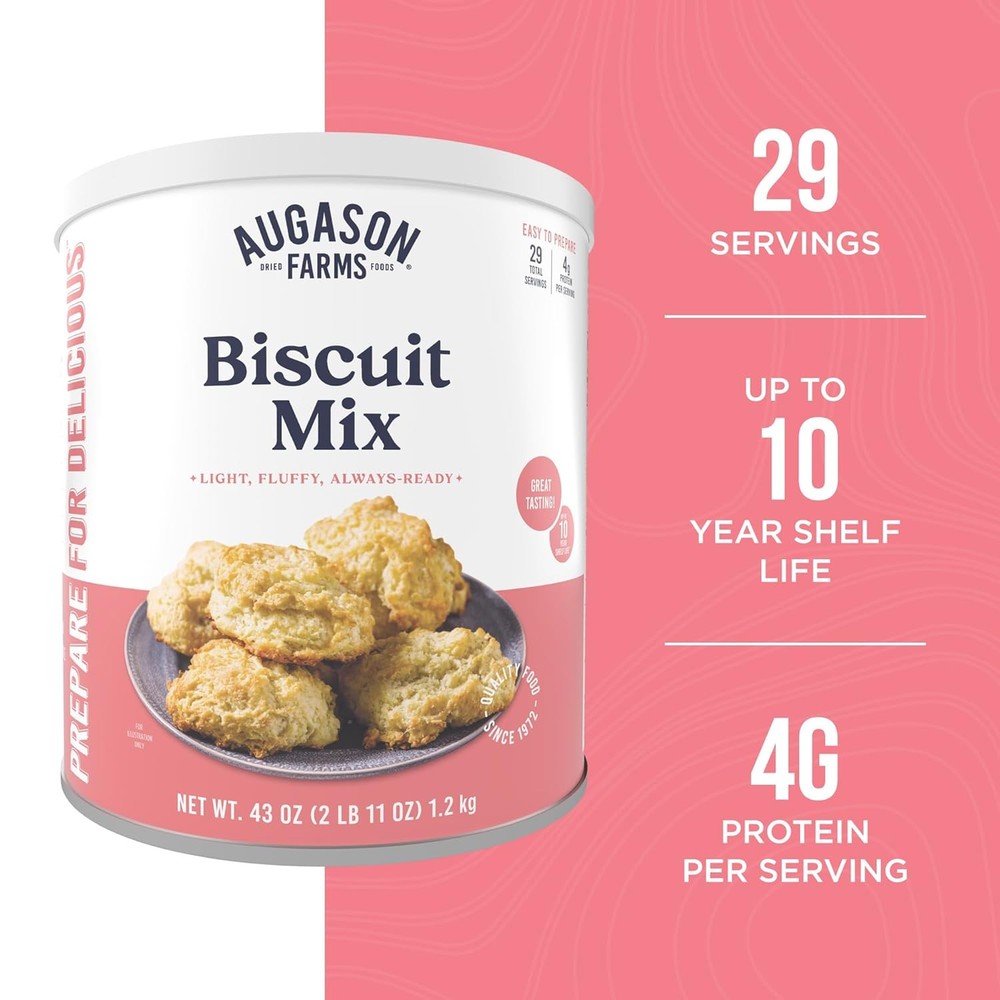 Emergency Biscuit Mix Long Term Food Storage Supply