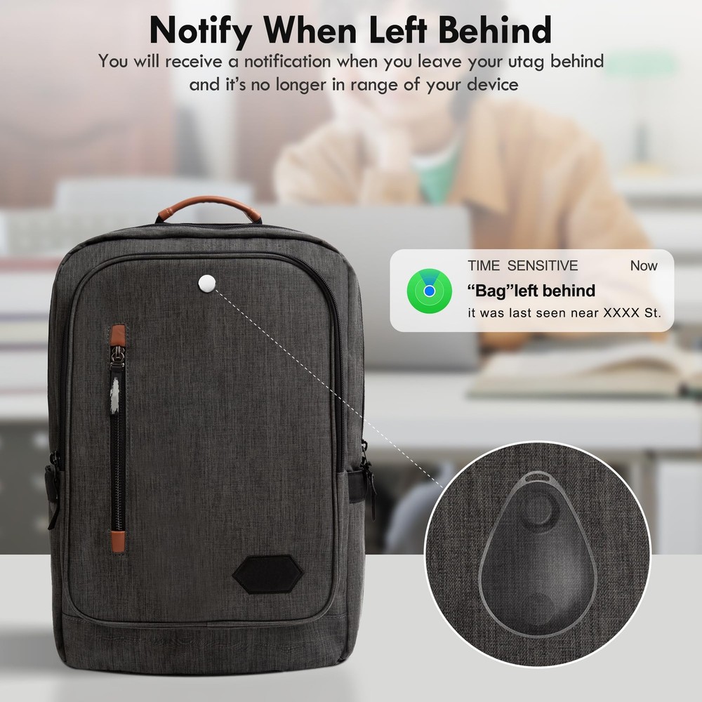 Utag GPS Tracker for 2 Pack, Bluetooth Tracker Works with Apple Find My (iOS ...