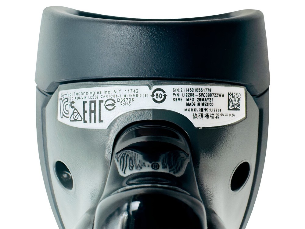 Motorola Symbol LI2208 Barcode Scanner Reader LI2208-SR00007ZZWW w/USB Cable