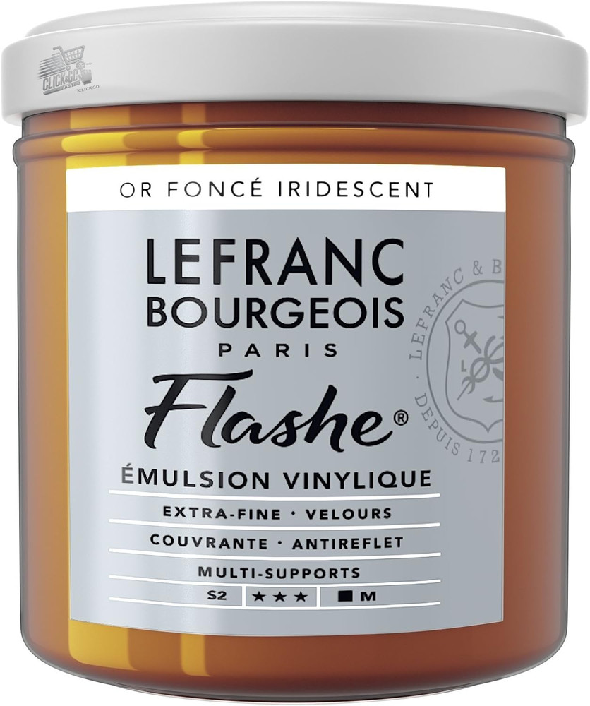 LB ACRYLIC FLASH 125ML DARK GOLD