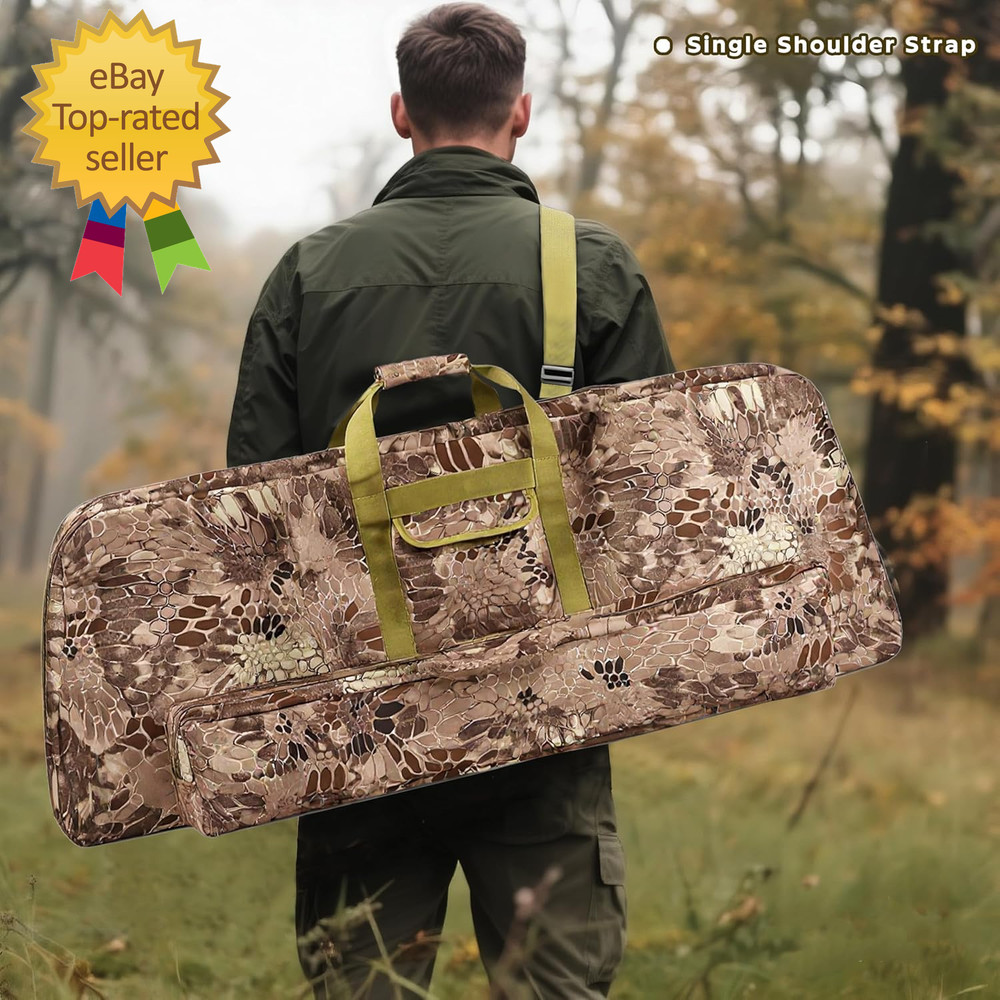 Compound Bow Case Soft Bow Case Compound Bow Carry Bag with Arrow Pocket