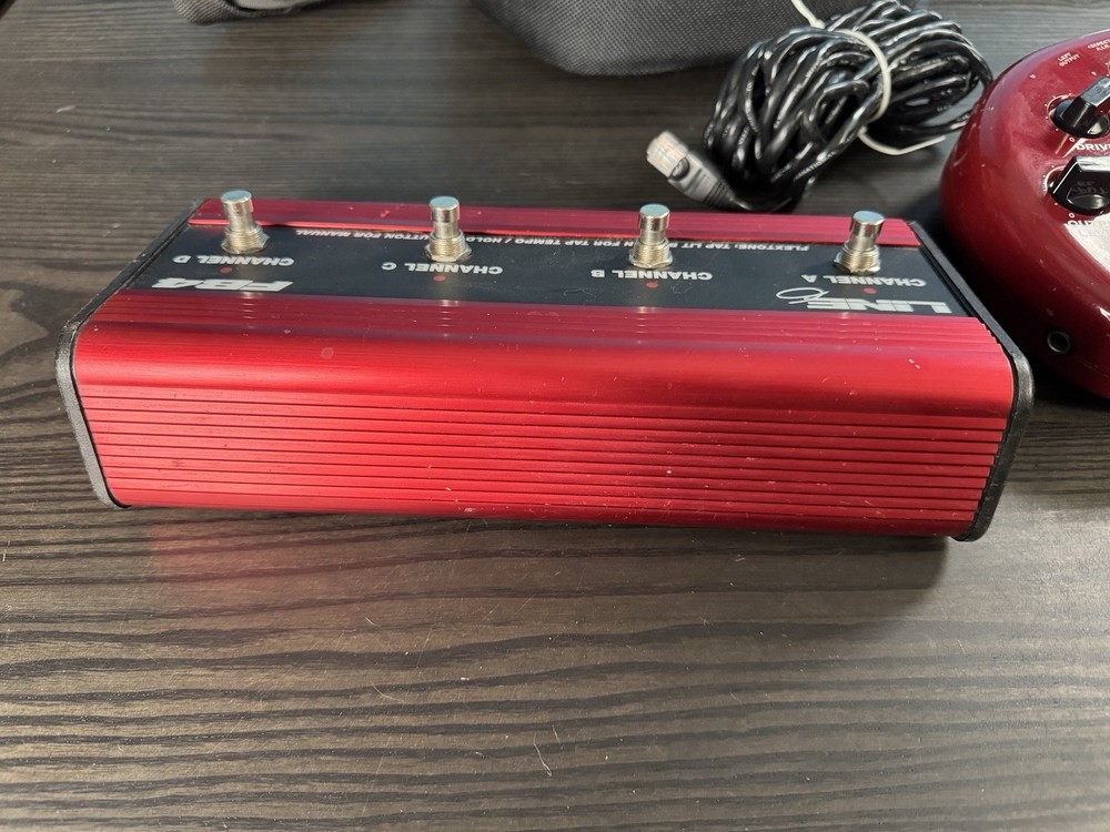 Line 6 POD 2.0 Guitar Effects Processor W/ Case, Fb4 Floor Switch, Power Adapter