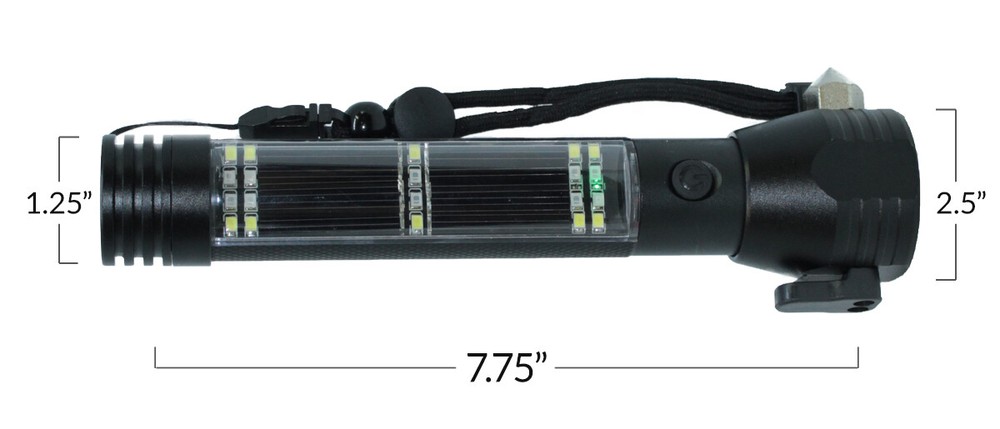 Driver Defender - Ultimate Auto Emergency Flashlight Tool & USB Power Bank