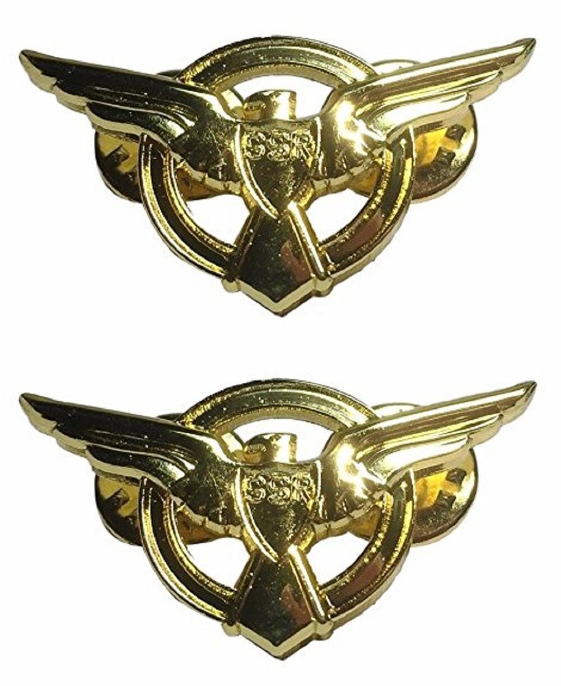 Marvel Comics AGENT CARTER Eagle 1 3/4" Wide Set of 2 Pins
