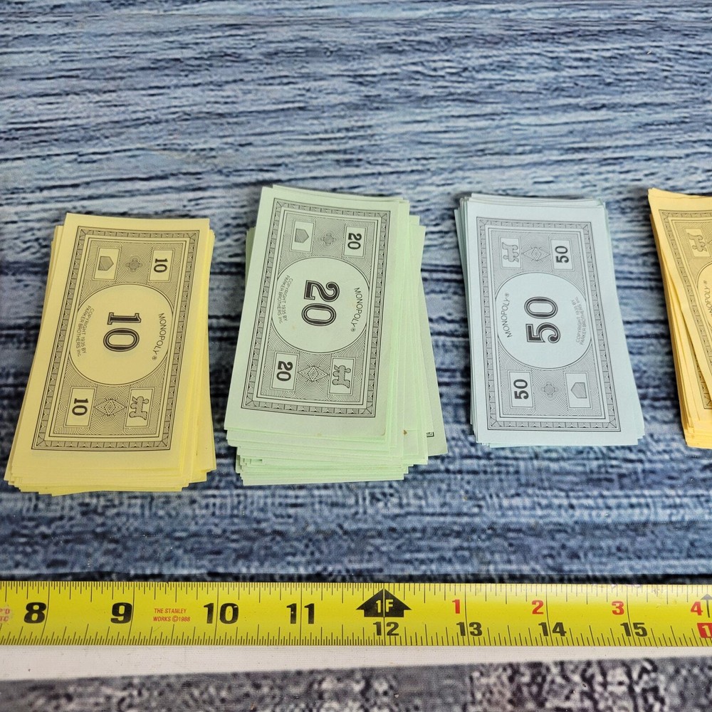 Monopoly Money replacement pieces extra money there's never enough