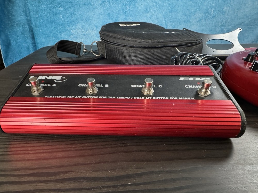 Line 6 POD 2.0 Guitar Effects Processor W/ Case, Fb4 Floor Switch, Power Adapter