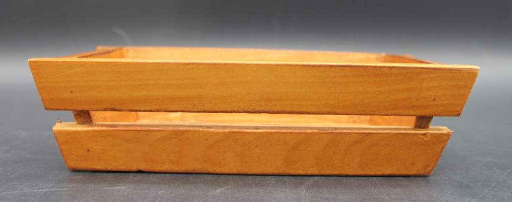 Wood Crate Decor Shelf Counter Box Caddy Set 2 Rustic Farmhouse Decor