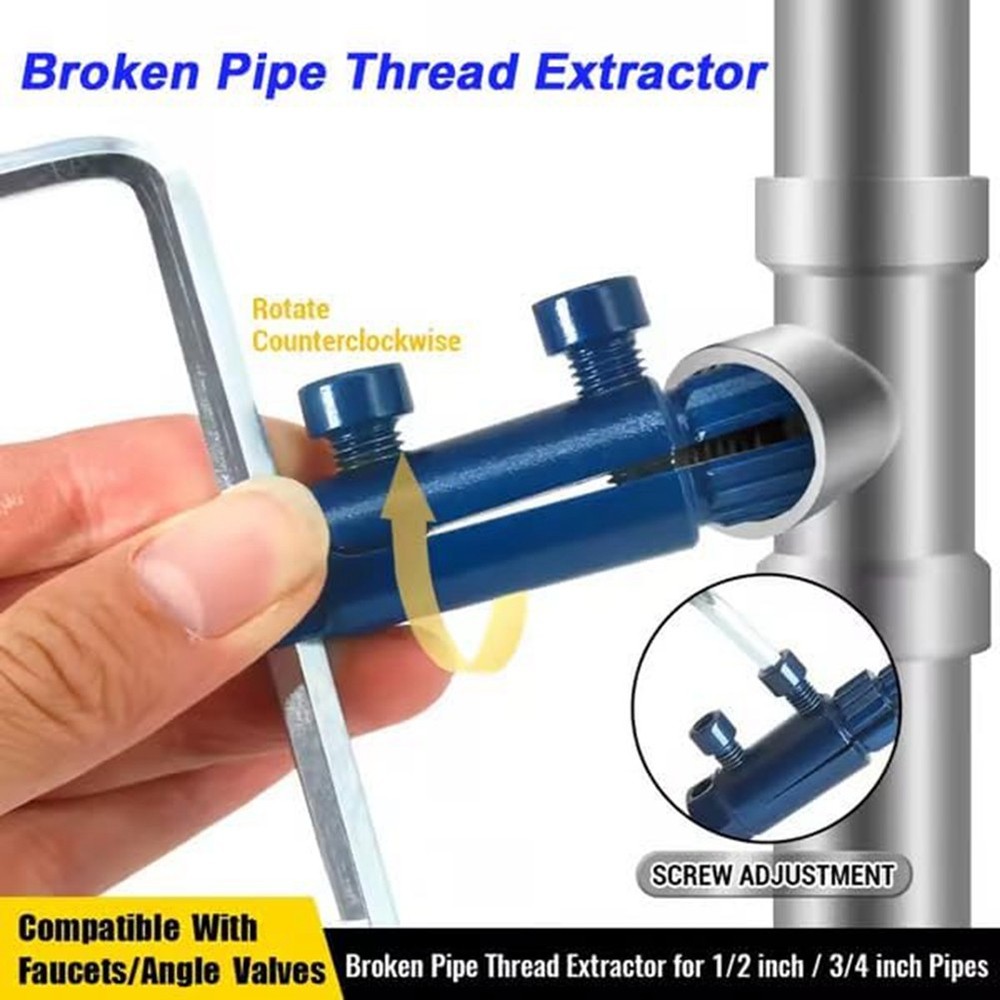 Stripped Screw Extractor Pipe Thread Extractor Broken Thread Extractor U1F3