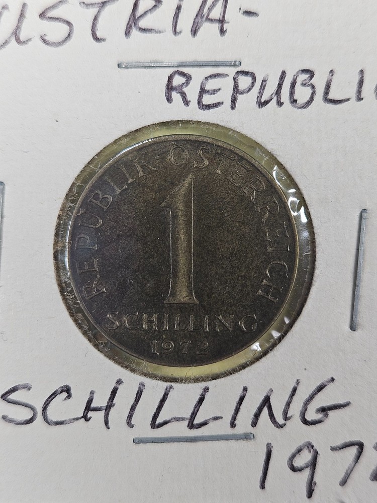 COINS - AUSTRIA - 1 SCHILLING 1972