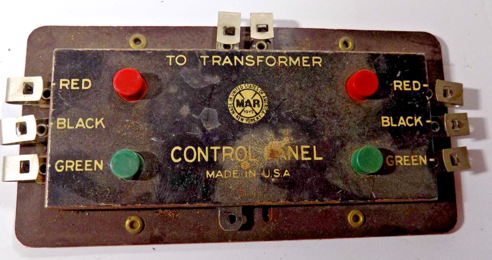 MARX Five Piece SWITCH TRACK & CONTROLLER ** Parts or Repair **