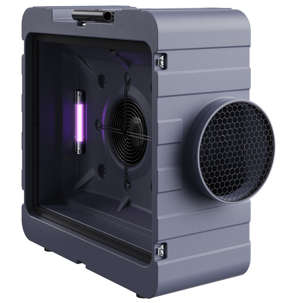 VEVOR 800CFM Air Scrubber with 3 Stage Filtration Stackable Negative Air Machine