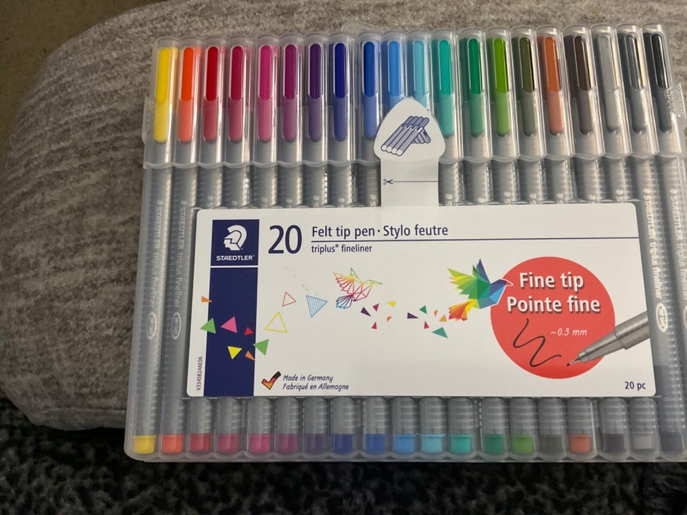 Staedtler 20 ct Fine Point felt tip pens