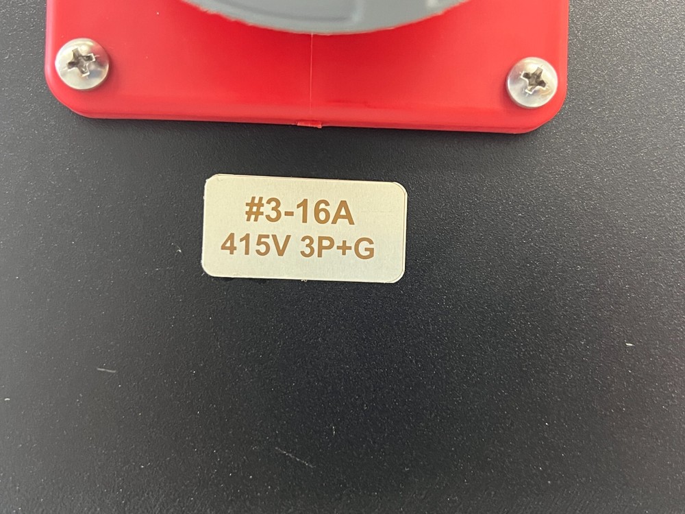 LEX PH032W3 Power Distribution Box , S203UP-K16A BREAKERS. 32A, 3-PHASE, 415 VAC