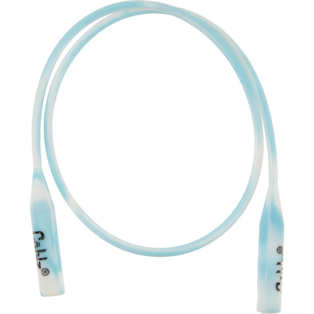 CABLZ 16" SILICONE BLUE/WHITE