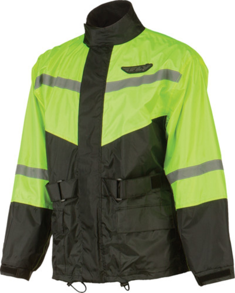 Fly Racing 2-Piece Rain Suit Black/Hi-Vis