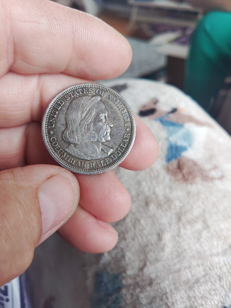 1893 columbian exposition silver half dollar