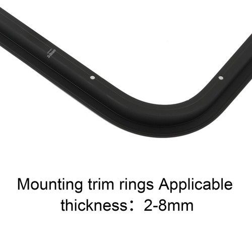 New Vertical Sliding Black RV Window 12''x22'' Wall Includes Mounting Ring