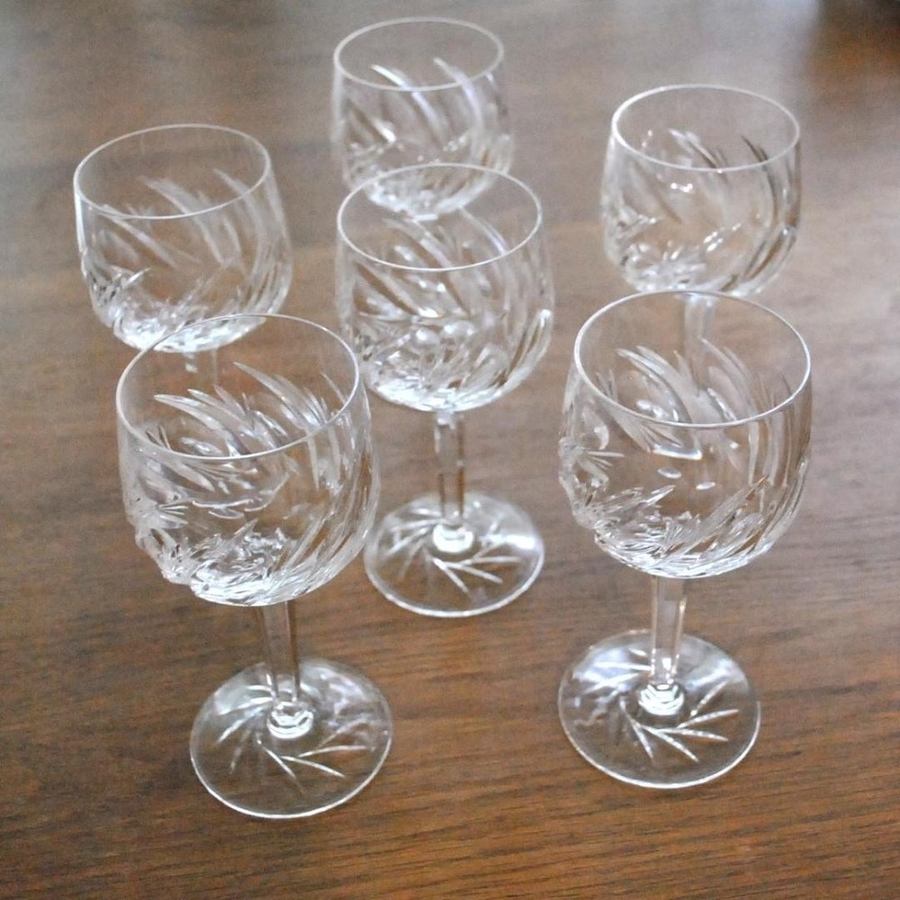 HOYA Cup Crystal Wine Glass 6 Set