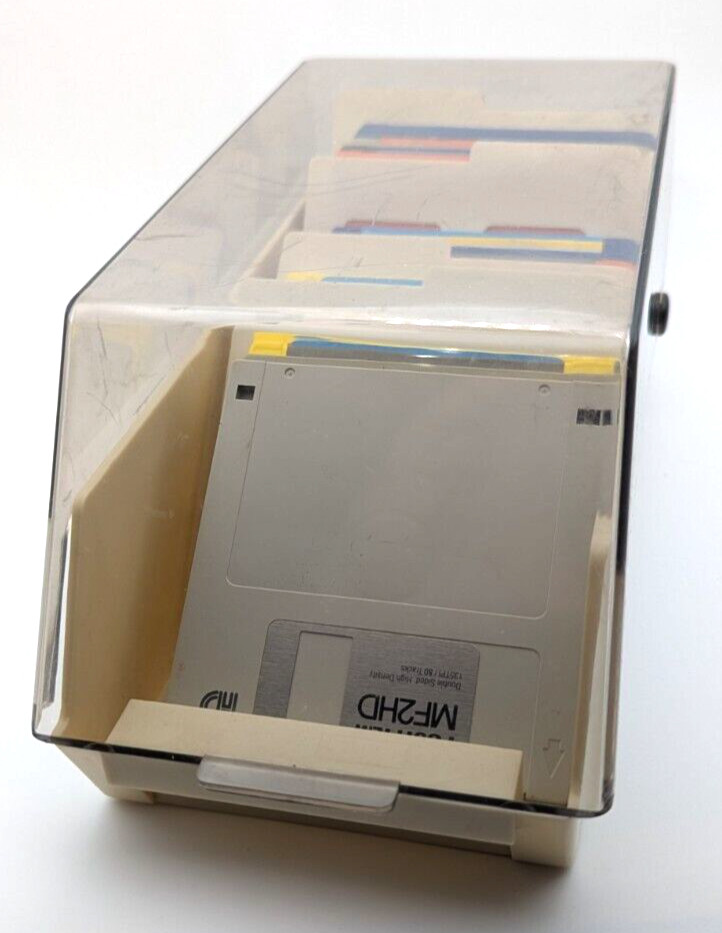 23 Pack 3.5" Floppy Disks with Holder