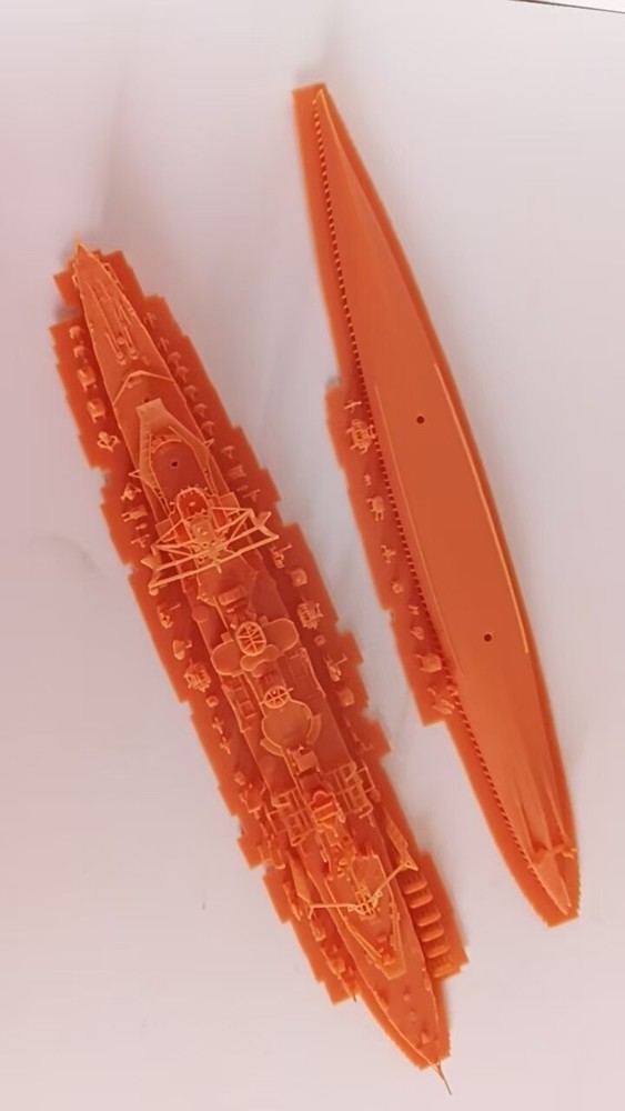 3D Printed 1/700 British D-class Light Cruiser Unpainted Model Kit HOT-