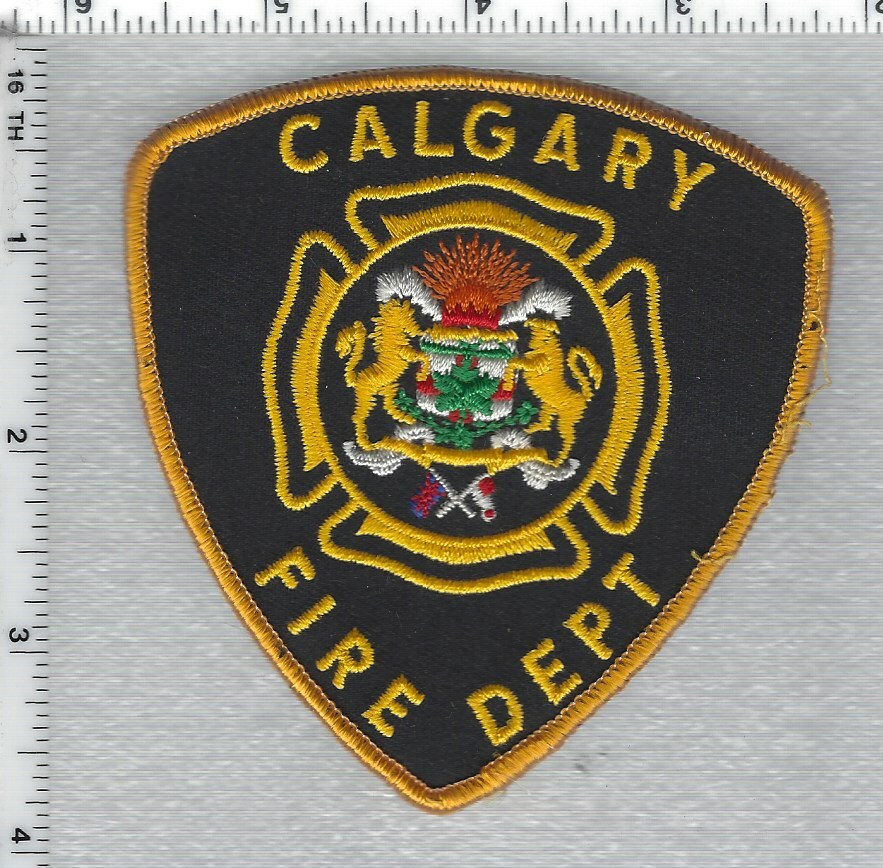 Calgary Fire Department (Alberta, Canada) Shoulder Patch 2