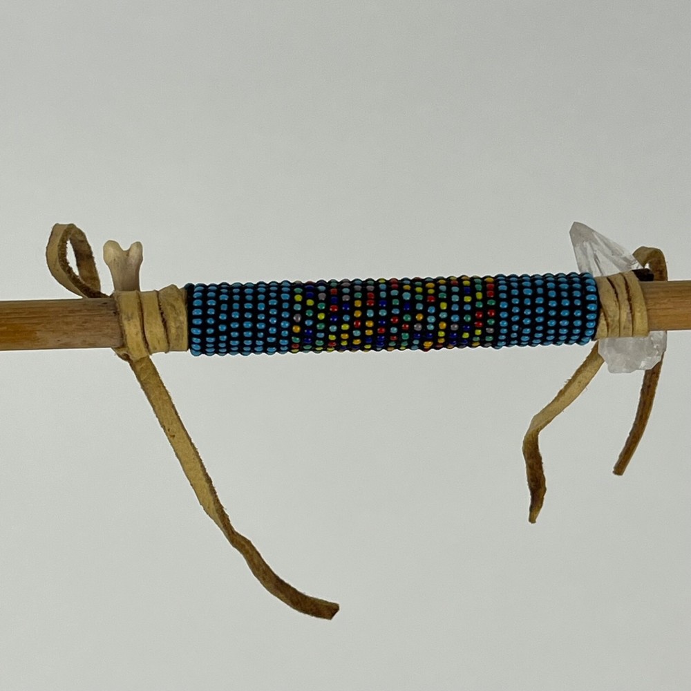 Decorative Beaded Native American Arrow Beadwork Crystal 33"